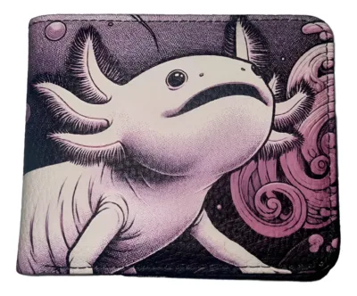 Cartera Billete Ajolote Mexicano Albino Xochimilco Leathertoons