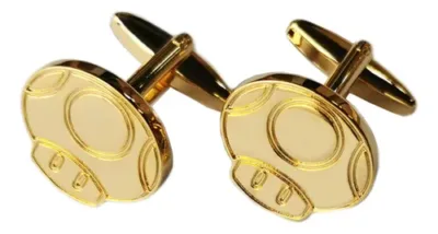 Mancuernillas Eties Hongo Dorado Para Hombre