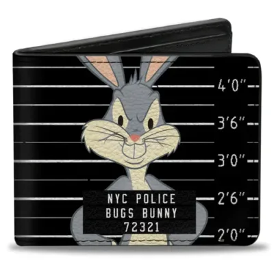 Cartera Bugs Bunny Looney Tunes Warner Bros. Foto Policial