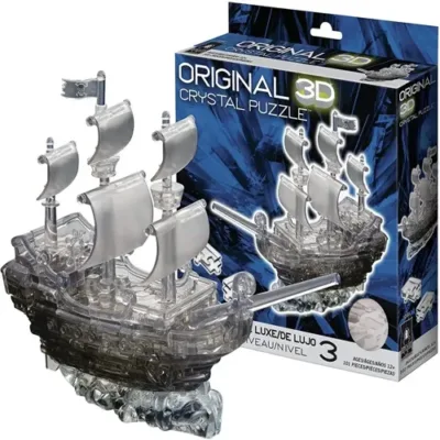 Rompecabezas 3d Bepuzzled Barco Pirata 101 Piezas