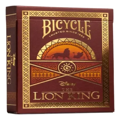 Cartas Bicycle Disney Store Rey León Deluxe