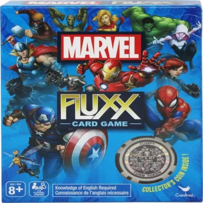 Juego De Mesa Marvel Fluxx Cartas Cardinal Inglés