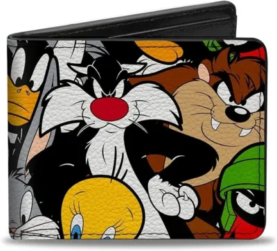 Cartera Looney Tunes Silvestre Taz Bugs Bunny Piolín Marvin