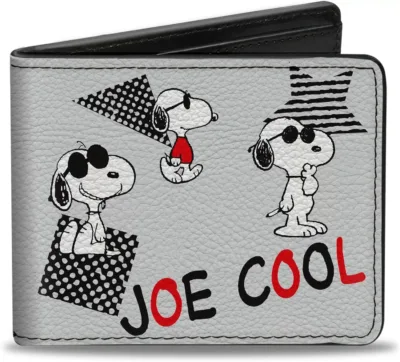 Cartera Snoopy Peanuts Joe Cool