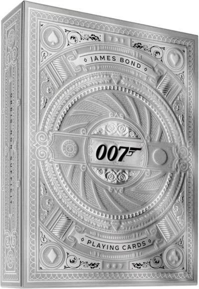 Cartas De Póker Theory11 007 James Bond Plata Premium