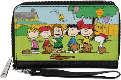 Cartera Rectangular Peanuts Snoopy Niños Béisbol