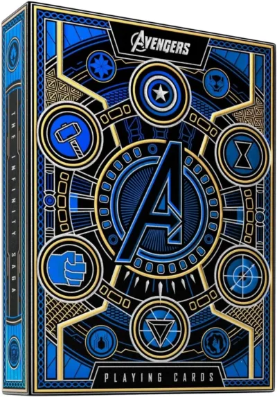 Cartas De Póker Theory11 Avengers Azul Marvel Iron Man Thor