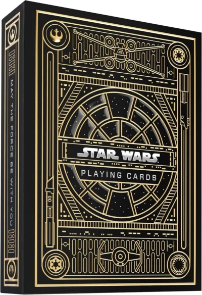 Cartas De Póker Star Wars Theory11 Dark Side Disney Gold