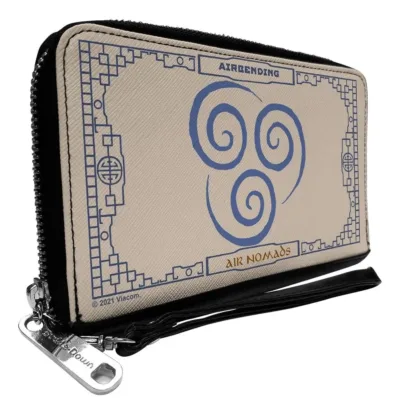 Cartera Rectangular Nómadas Aire Avatar Aire Control Crema Liso