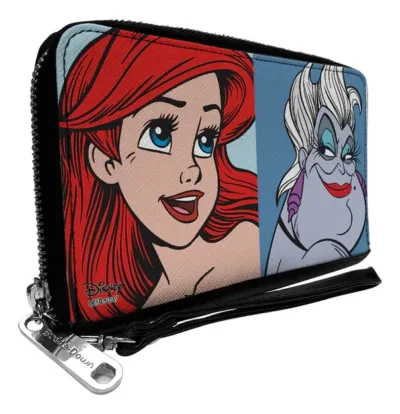 Cartera Rectangular Disney La Sirenita Ariel Y Úrsula