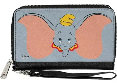 Cartera Rectangular Dumbo Disney Gris