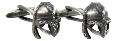 Mancuernillas Casco Guerrero Griego Epicties Gemelos