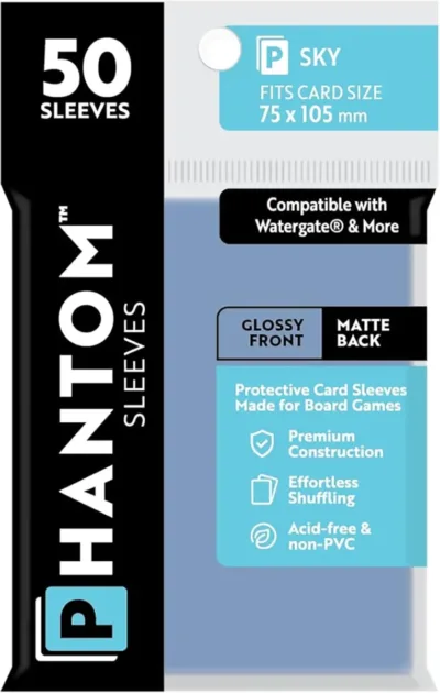 Fundas Para Cartas Watergate Phantom Sky Transparente 50 U