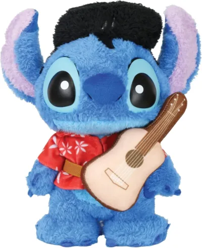 Figura Rígida con Peluche Lilo Y Stitch Elvis Disney Store Original