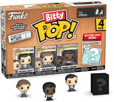 Funko Bitty Pop! The Office 4 Pack Michael Scott Jim Halpert