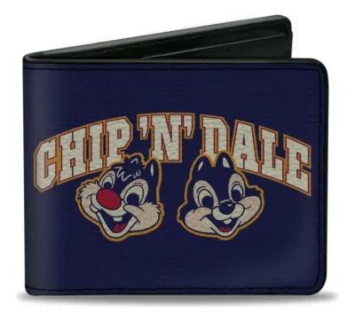 Cartera Chip Y Dale Clásicos Disney Azul Chip Y Dale