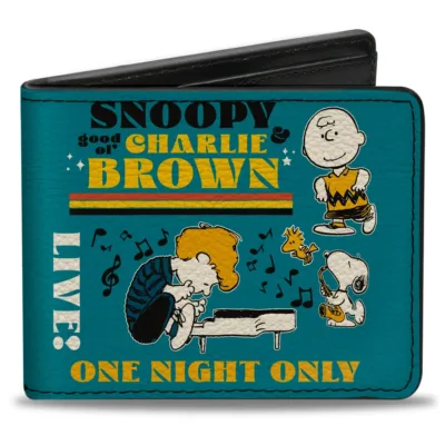 Cartera Peanuts Schroeder Charlie Brown Snoopy