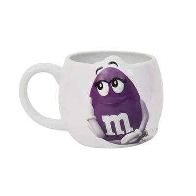 Taza M&m’s Store Oficial M And M’s Blanca Morado
