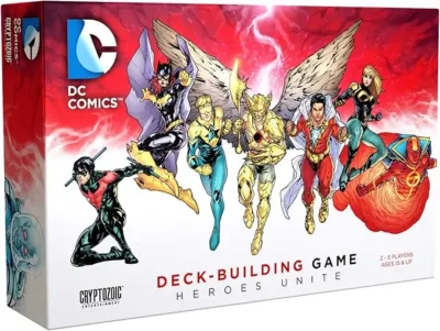 Juego de Mesa DC Comics Deck-Building Game Heroes Unite