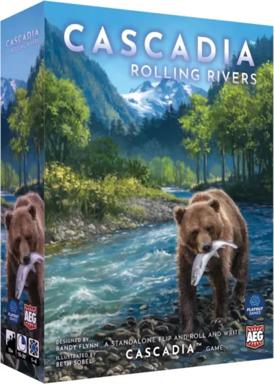 Juego de Mesa Cascadia Expansión Rolling Rivers Inglés