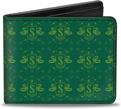Cartera Harry Potter Slytherin House Pride Banner Verde
