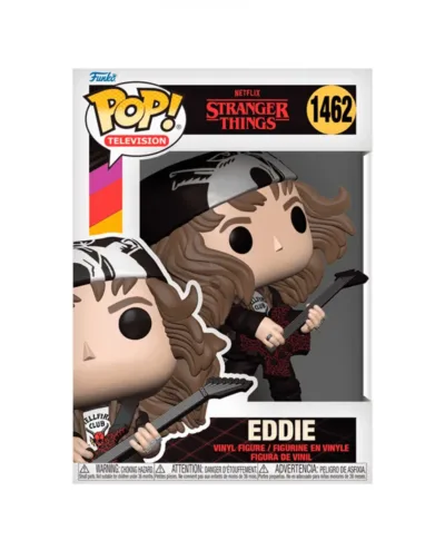 Funko Pop! Stranger Things Hunter Eddie con Guitarra Metálica 1462