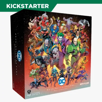 Juego de Mesa DC Deck-Building Game Multiverse Box Super-Villains Edition