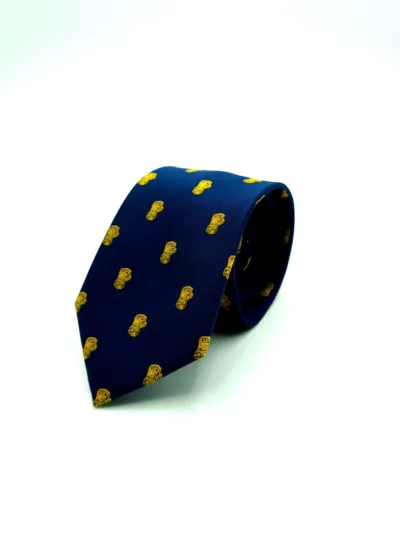 Corbata Marvel Guantelete Del Infinito Thanos Azul Marino