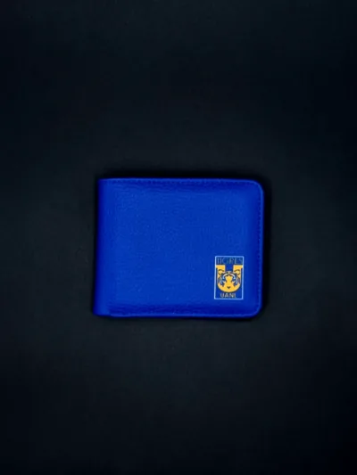 Cartera Tigres UANL Leathertoons Liga Mx Azul