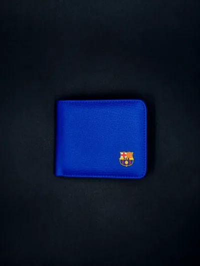 Cartera Fc Barcelona Leathertoons Blaugrana Azul