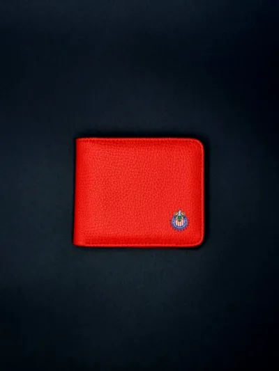 Cartera Chivas Guadalajara Leathertoons Liga Mx Rojo