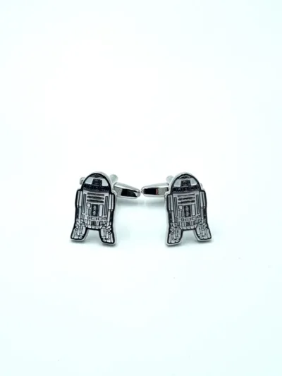 Mancuernillas R2-D2 Star Wars Droide Plateado