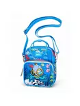 mochila de pitufo bajo el agua