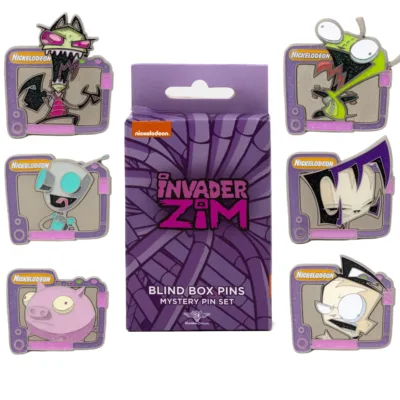 Invader Zim one pin per box mystery pin inside